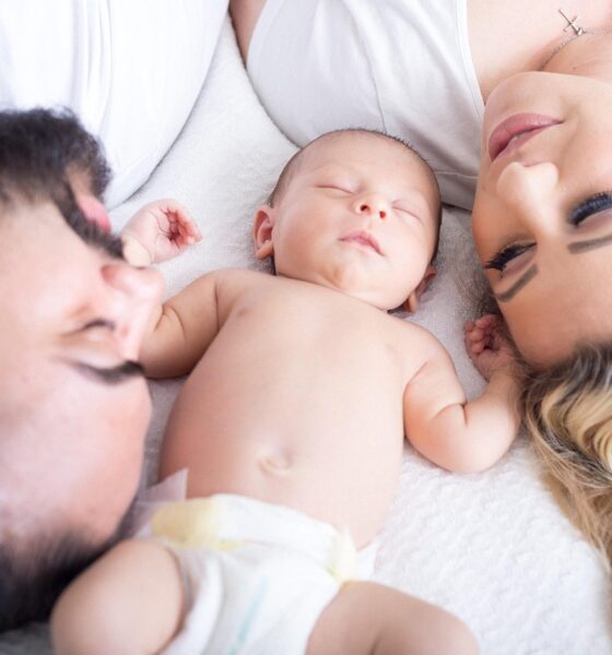 happy family doing activities