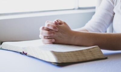 person reading book making decision